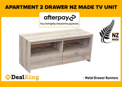 APARTMENT NZ MADE 2 DRAWER TV UNIT