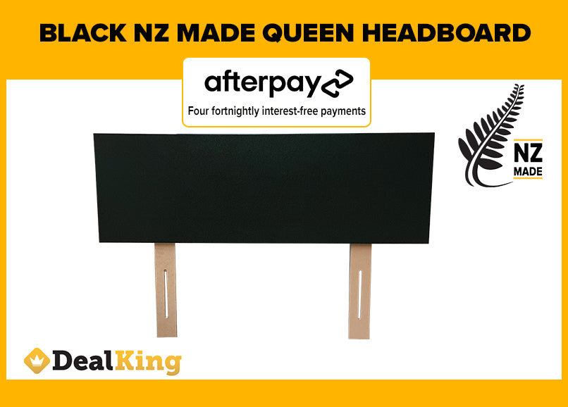 QUEEN NZ MADE HEADBOARD FULLY ASSEMBLED BLACK