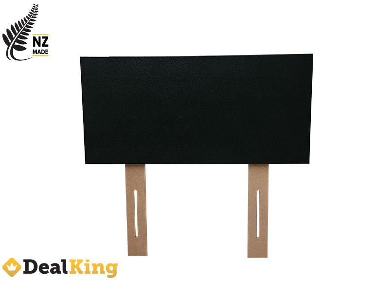 SINGLE NZ MADE HEADBOARD FULLY ASSEMBLED BLACK