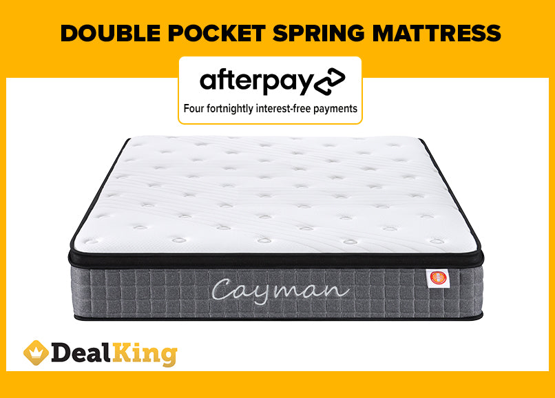 PANDORA DOUBLE SLAT BED + POCKET SPRING MATTRESS