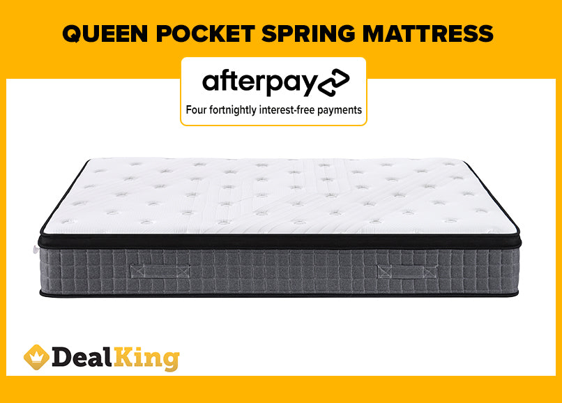 PANDORA QUEEN SLAT BED + POCKET SPRING MATTRESS