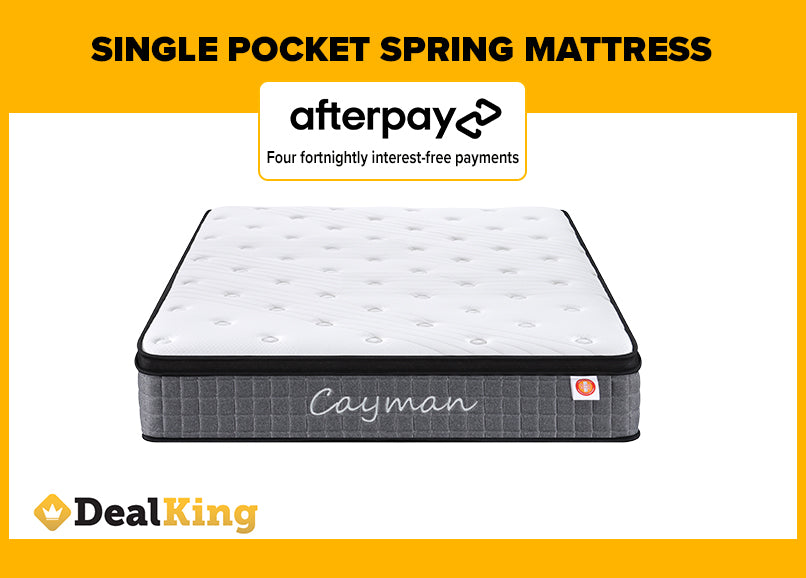 WHITE 2 DRAWER NZ MADE SINGLE BASE & POCKET SPRING MATTRESS