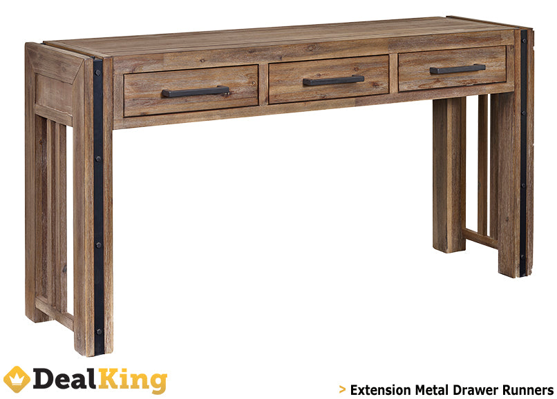 FOUNDRY 3 DRAWER HALL TABLE