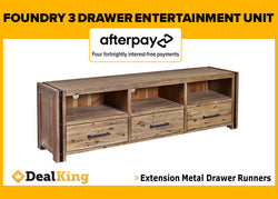 FOUNDRY 3 DRAWER ENTERTAINMENT UNIT