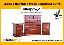 LEGACY NZ PINE 3PC BEDROOM SET