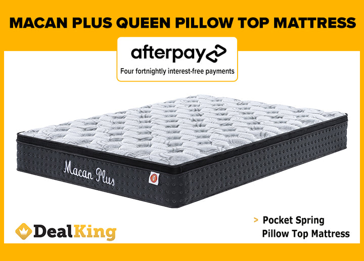 QUEEN POCKET SPRING PILLOW TOP MATTRESS 260MM THICK