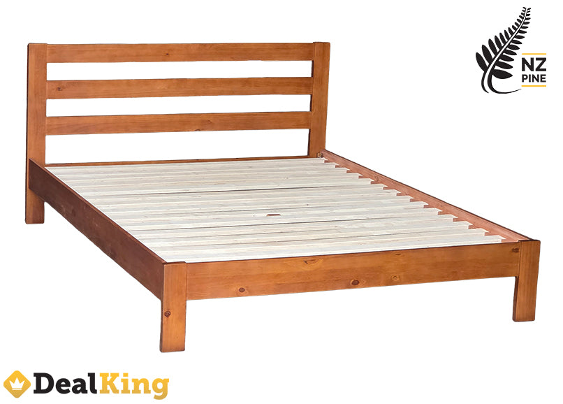 DOUBLE NZ PINE SLAT BED