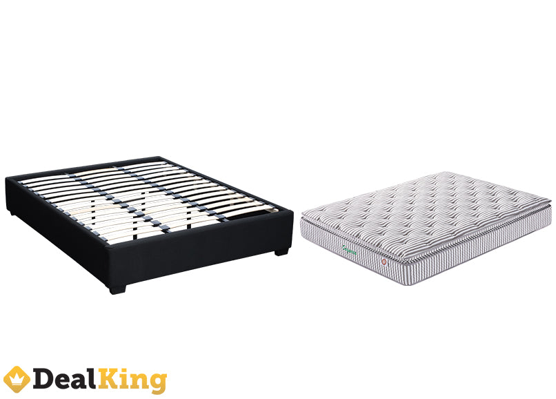 MONZA KING SLAT BASE & PILLOW TOP MATTRESS