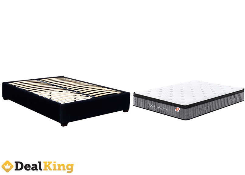 MONZA QUEEN SLAT BASE & POCKET SPRING MATTRESS
