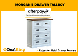 MORGAN 5 DRAWER TALLBOY