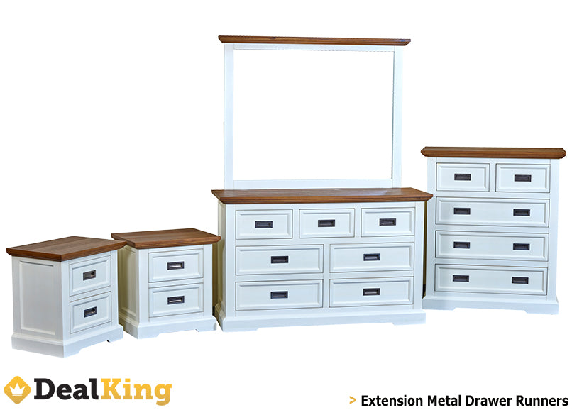 MORGAN 5 PIECE BEDROOM SUITE