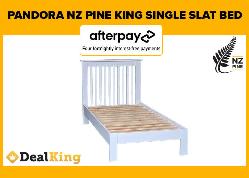 PANDORA KING SINGLE SLAT BED