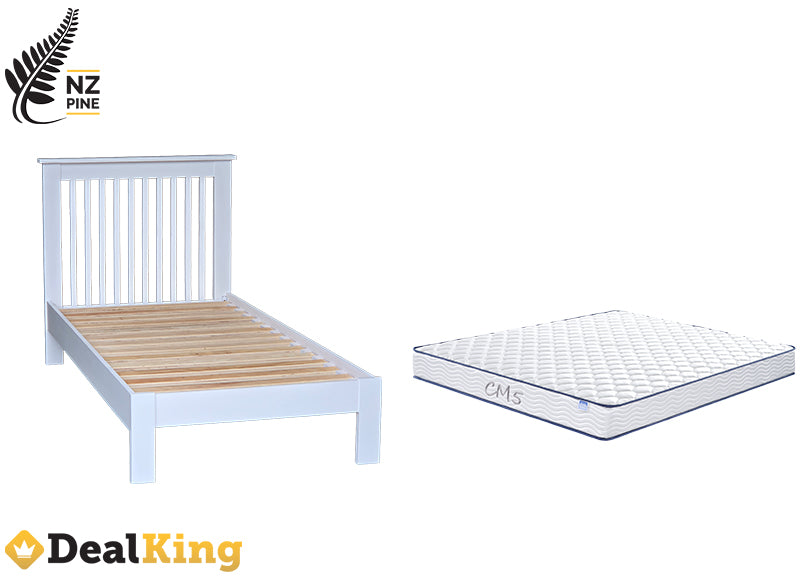 PANDORA SINGLE SLAT BED + MATTRESS