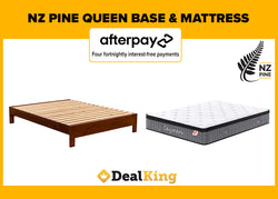 SOLID NZ PINE DOUBLE BASE + POCKET SPRING MATTRESS