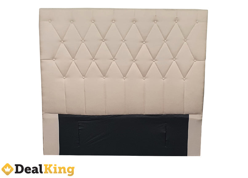 VALENCIA TUFTED SINGLE / KING SINGLE HEADBOARD CREAM