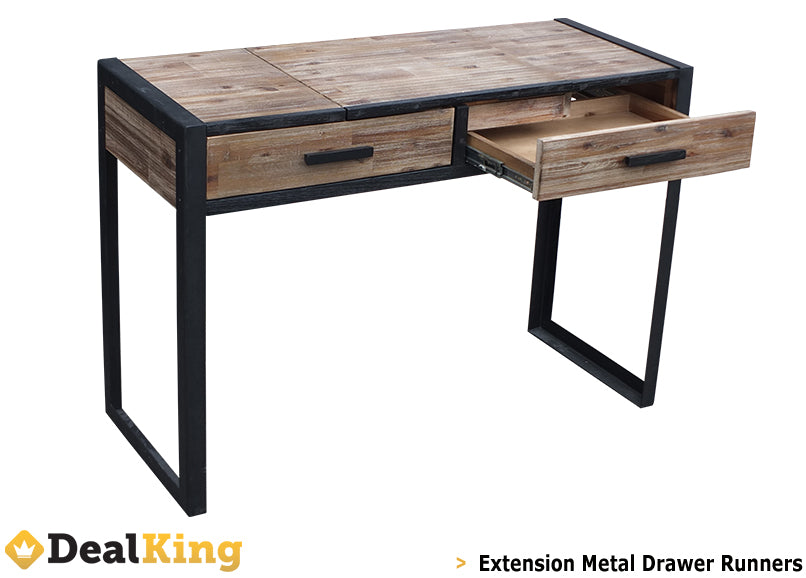 NEW YORK 2 DRAWER DRESSING TABLE