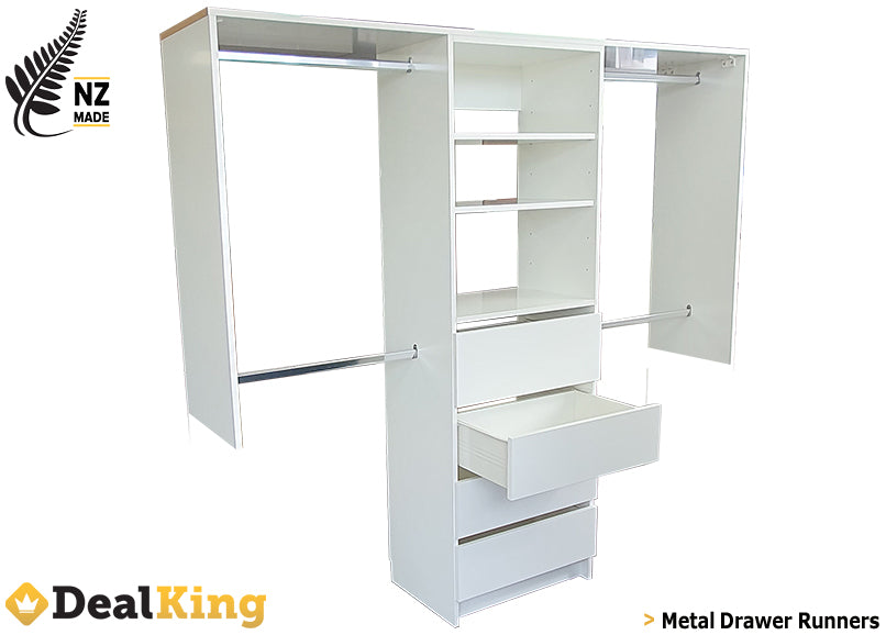 WHITE NZ MADE WARDROBE