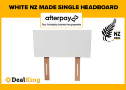 SINGLE NZ MADE HEADBOARD WHITE