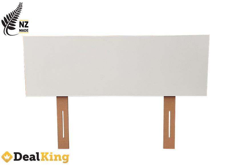 DOUBLE NZ MADE HEADBOARD FULLY ASSEMBLED WHITE