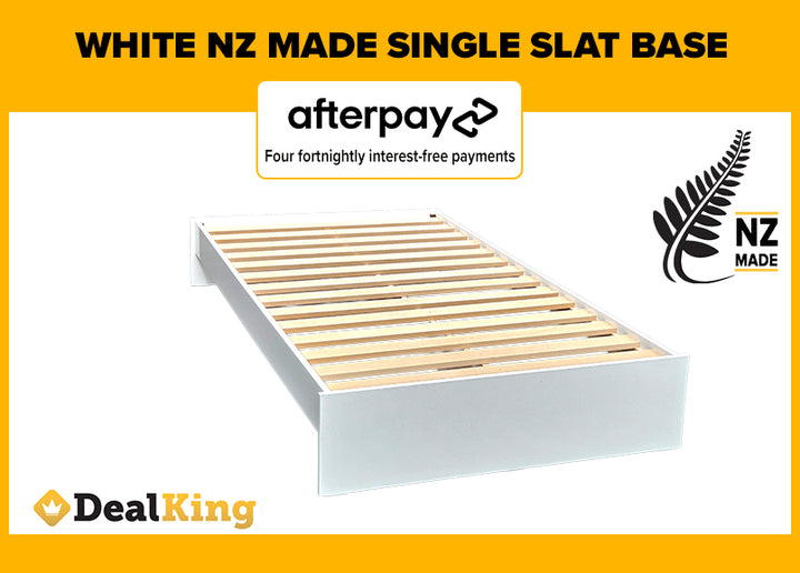 WHITE NZ MADE SINGLE SLAT BASE