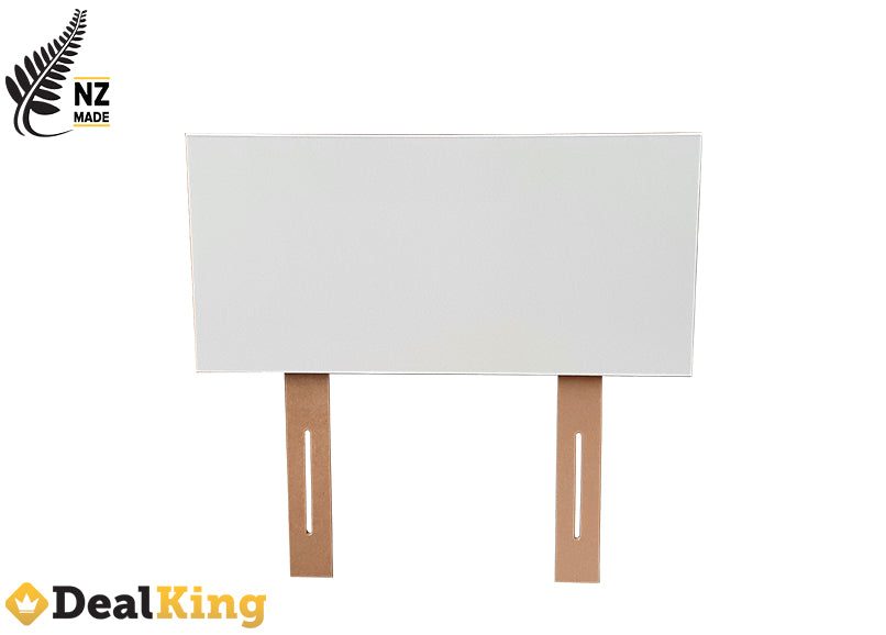 SINGLE NZ MADE HEADBOARD FULLY ASSEMBLED WHITE