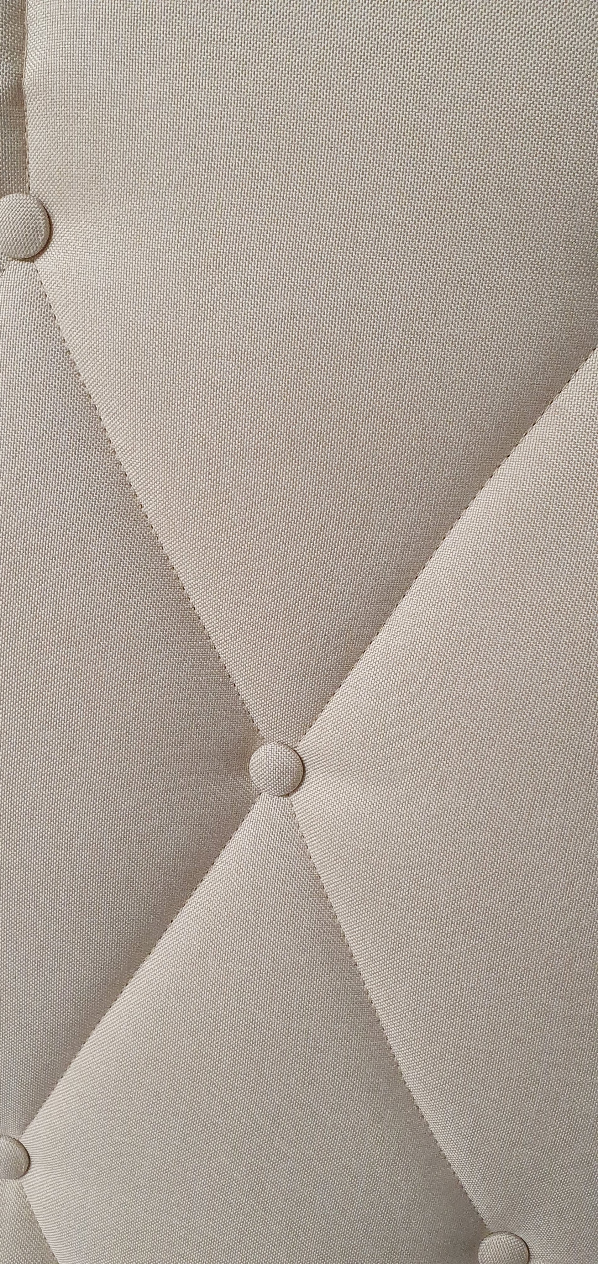 VALENCIA TUFTED SINGLE / KING SINGLE HEADBOARD CREAM